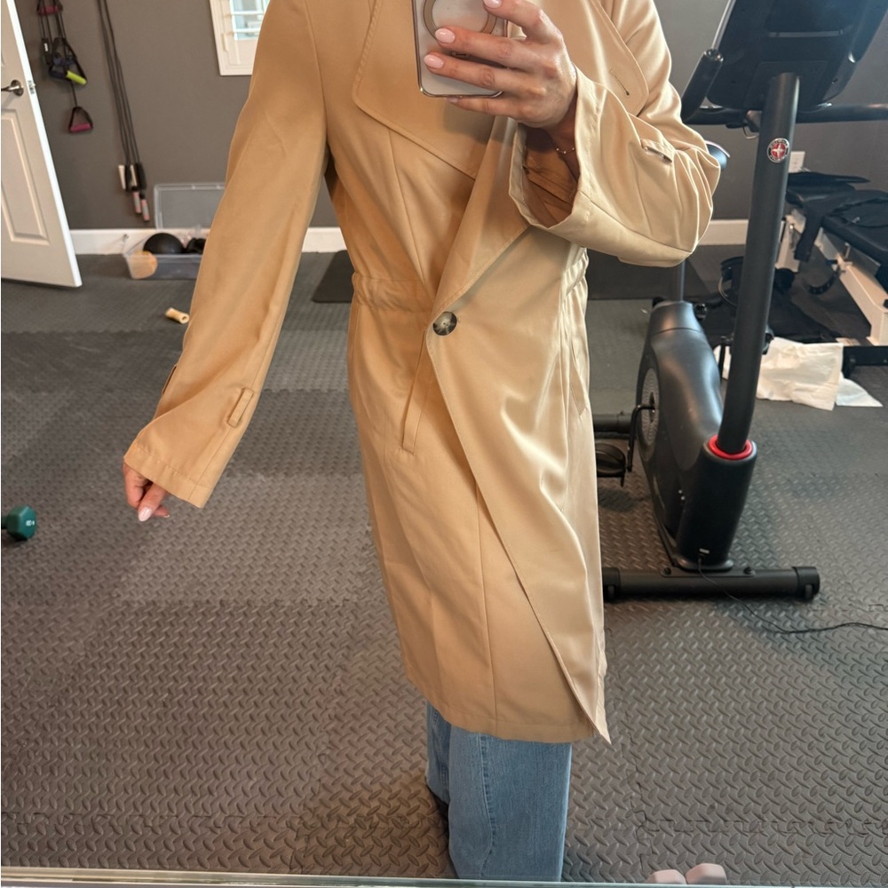 Halogen Beige Women's Trench Coat